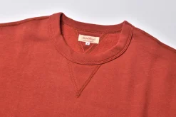 Sweatshirts-Joe McCoy 10 Oz. Loopwheel Crewneck Sweatshirt 091 Cherry