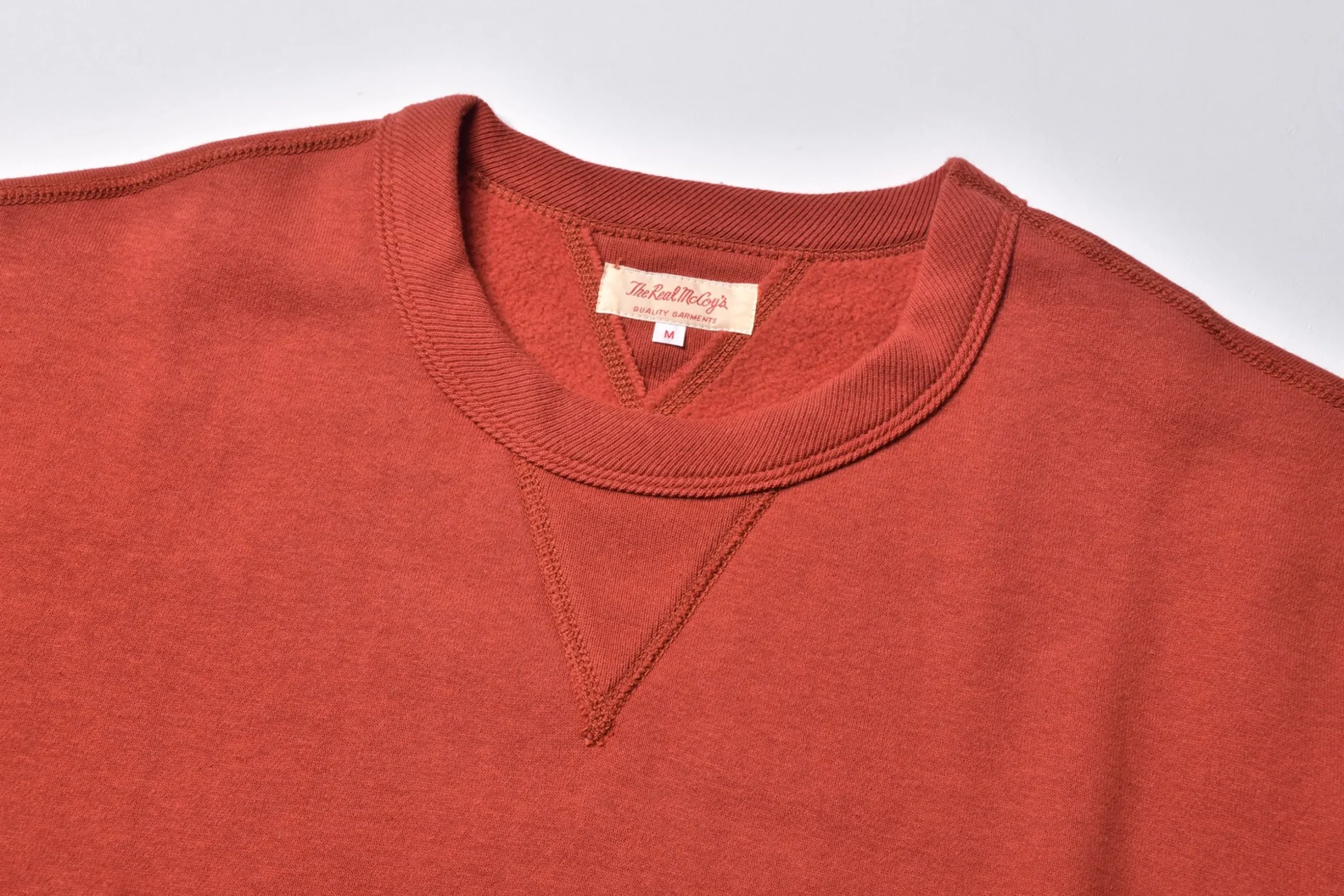Sweatshirts-Joe McCoy 10 Oz. Loopwheel Crewneck Sweatshirt 091 Cherry