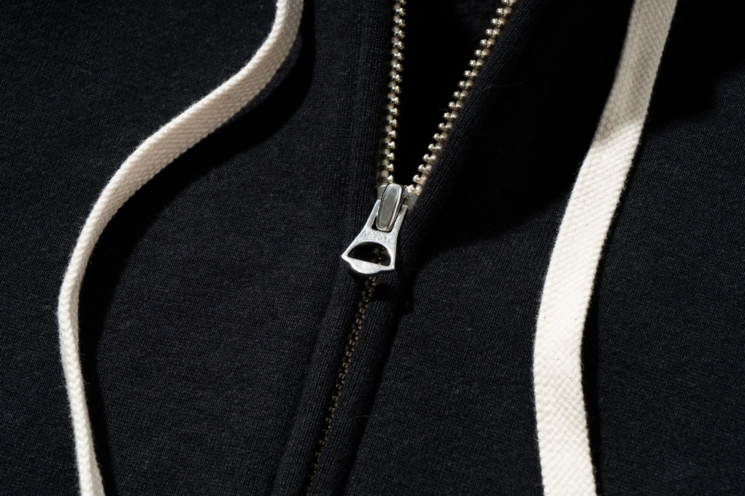 Sweatshirts-Joe McCoy 10 Oz. Loopwheel F/Z Parka 030 Black