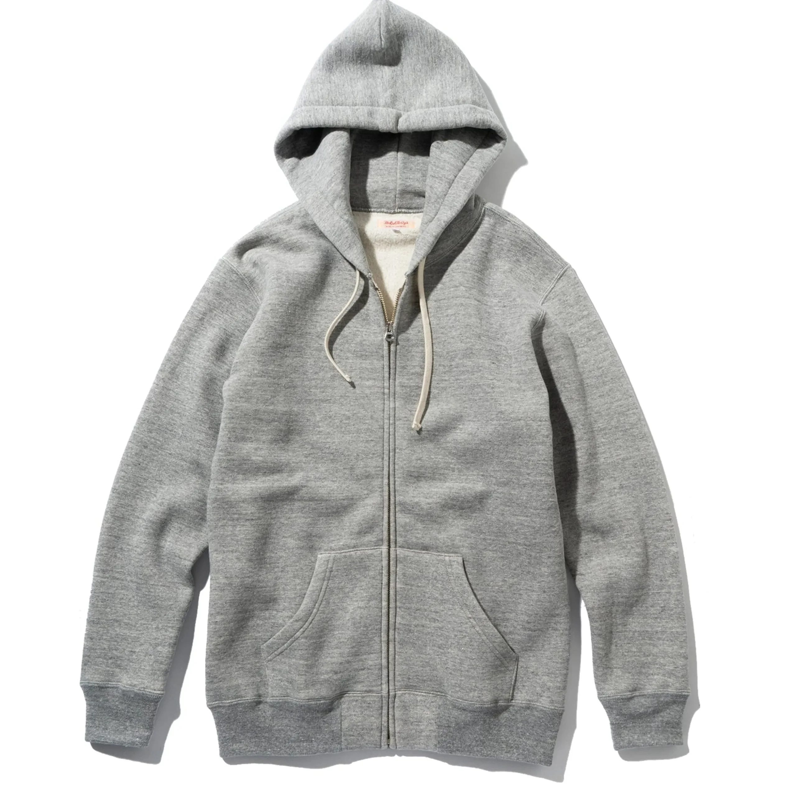 Sweatshirts-Joe McCoy 10 Oz. Loopwheel F/Z Parka 020 Grey