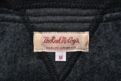 Sweatshirts-Joe McCoy 13 Oz. Wool Loopwheel Hooded Sweatshirt 030 Black