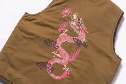 Vests-The Real McCoy's Alpaca Vest / Uss Ashtabula Khaki