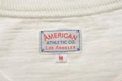 T-Shirts-The Real McCoy's American Athletic Tee / Aaf Amarillo Field 011 Milk