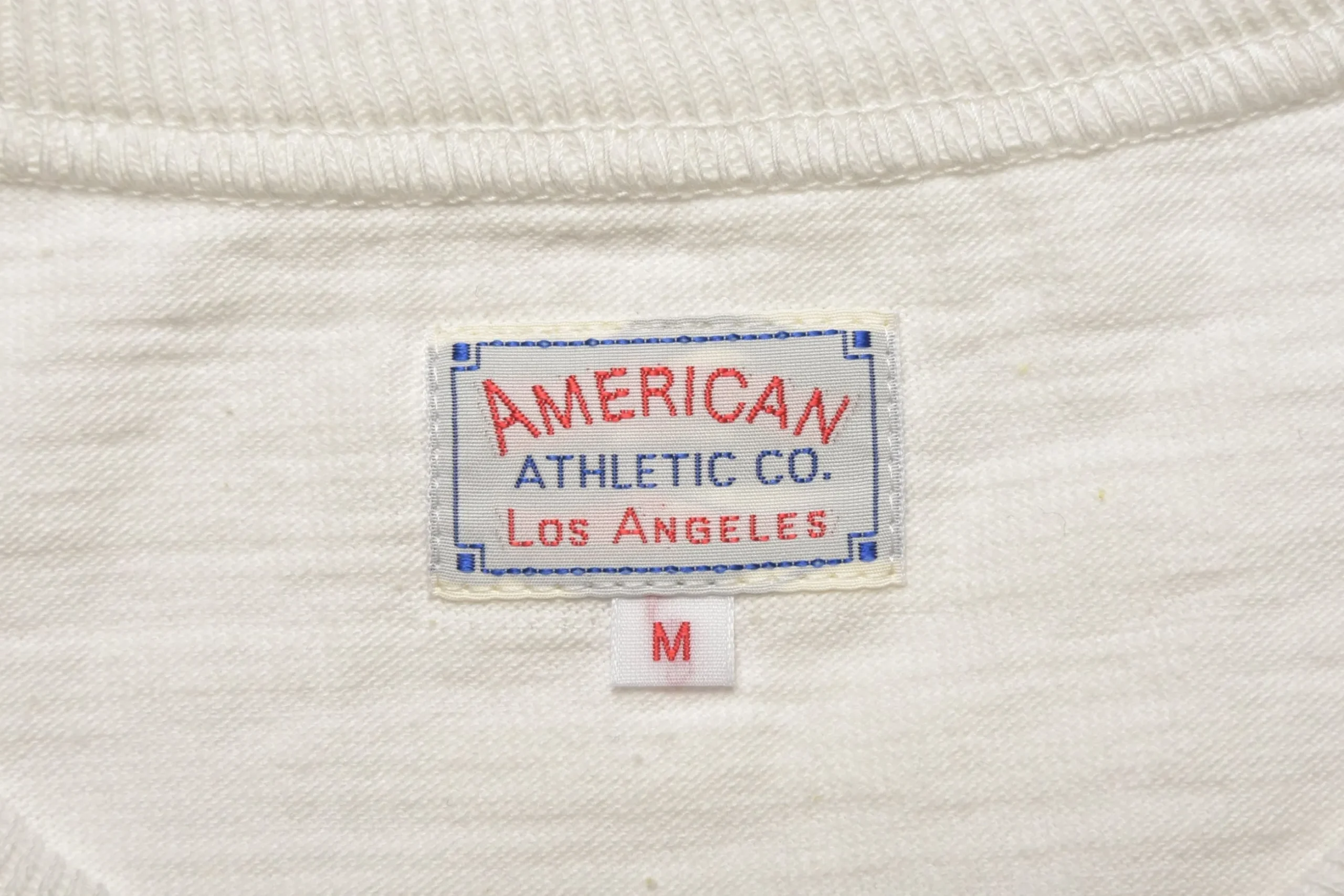 T-Shirts-The Real McCoy's American Athletic Tee / Aaf Amarillo Field 011 Milk
