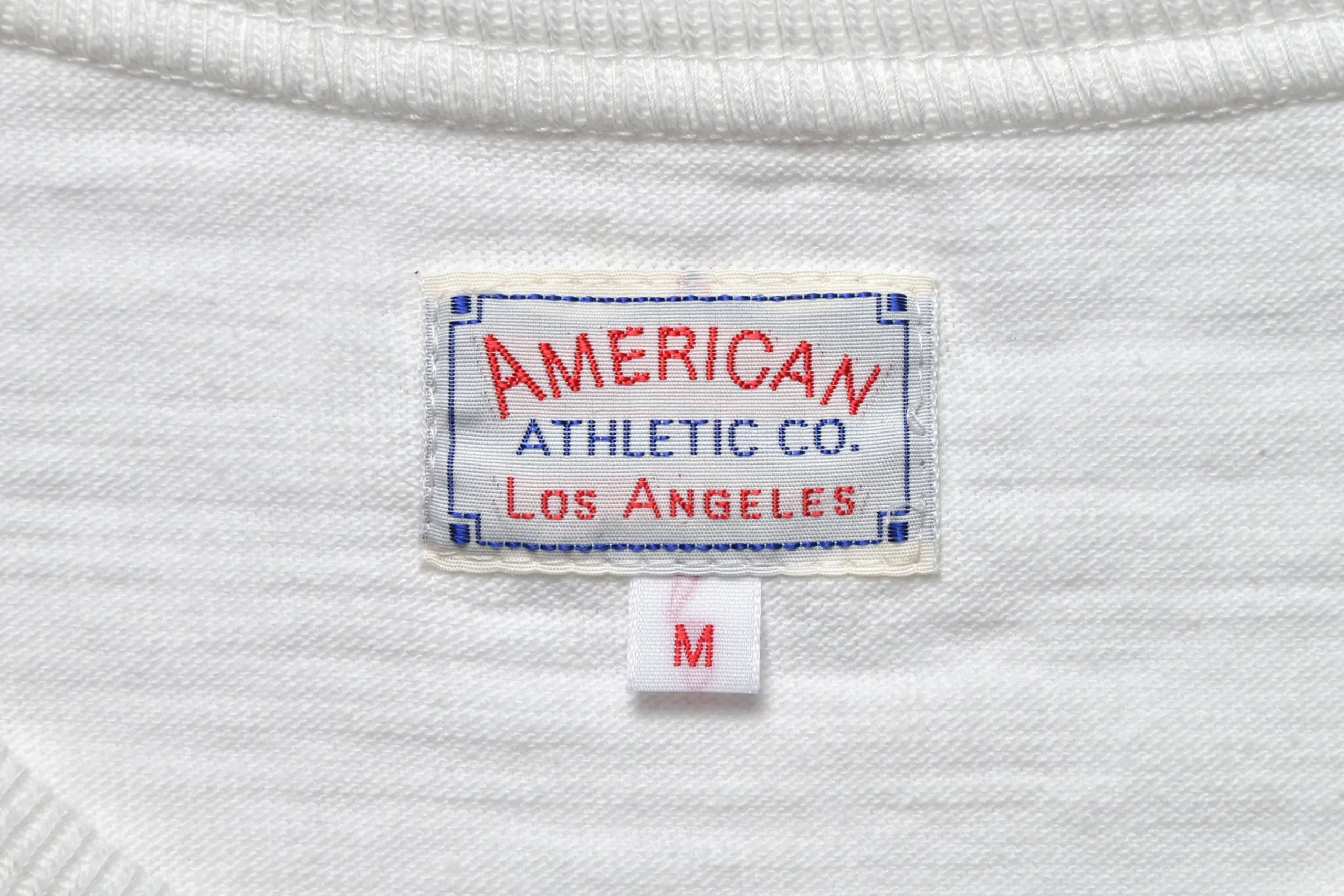 T-Shirts-The Real McCoy's American Athletic Tee / Camp Croft 011 Milk
