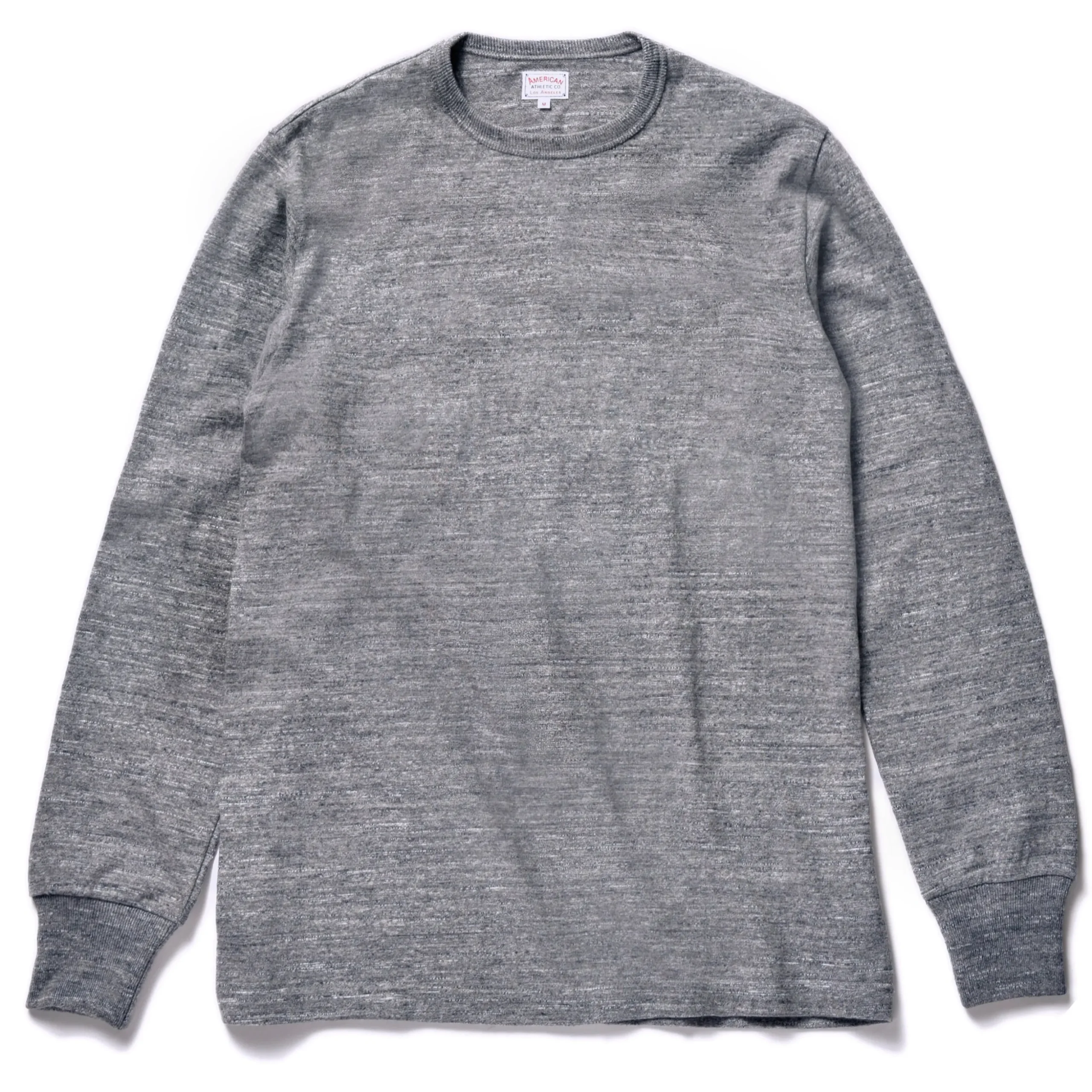 T-Shirts-Joe McCoy Athletic L/S T-Shirt/ Loopwheel 020 Gray