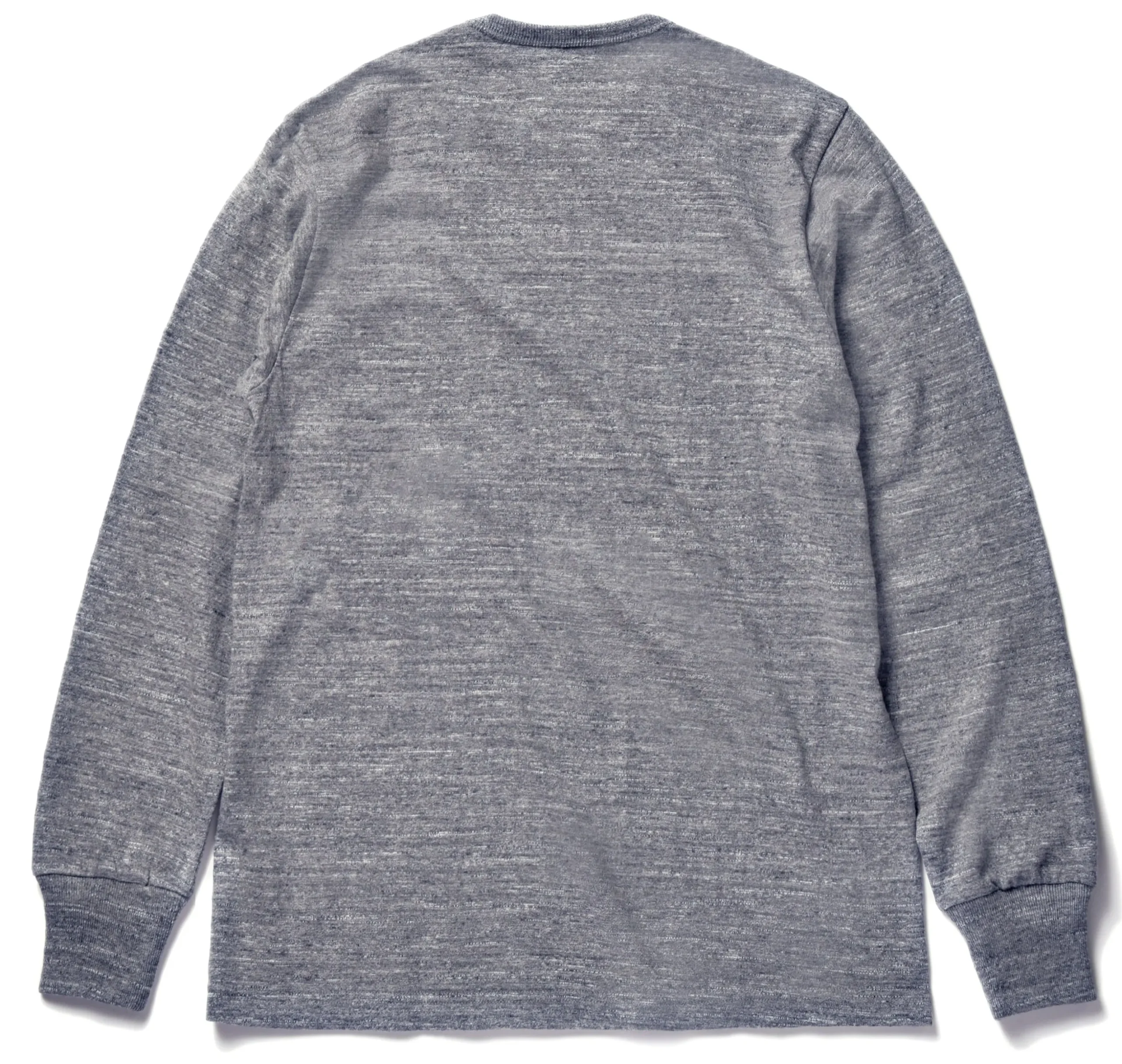 T-Shirts-Joe McCoy Athletic L/S T-Shirt/ Loopwheel 020 Gray