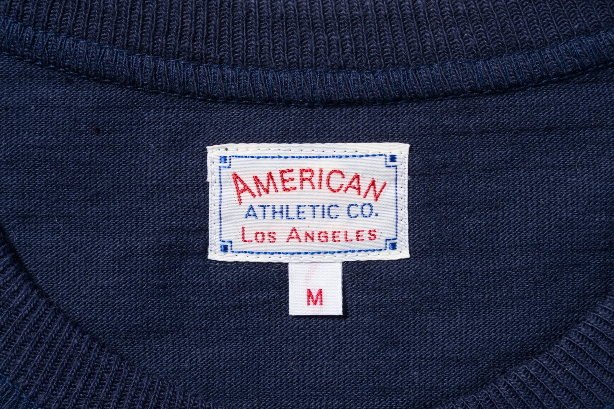 T-Shirts-Joe McCoy Athletic L/S T-Shirt/ Loopwheel 140 Navy