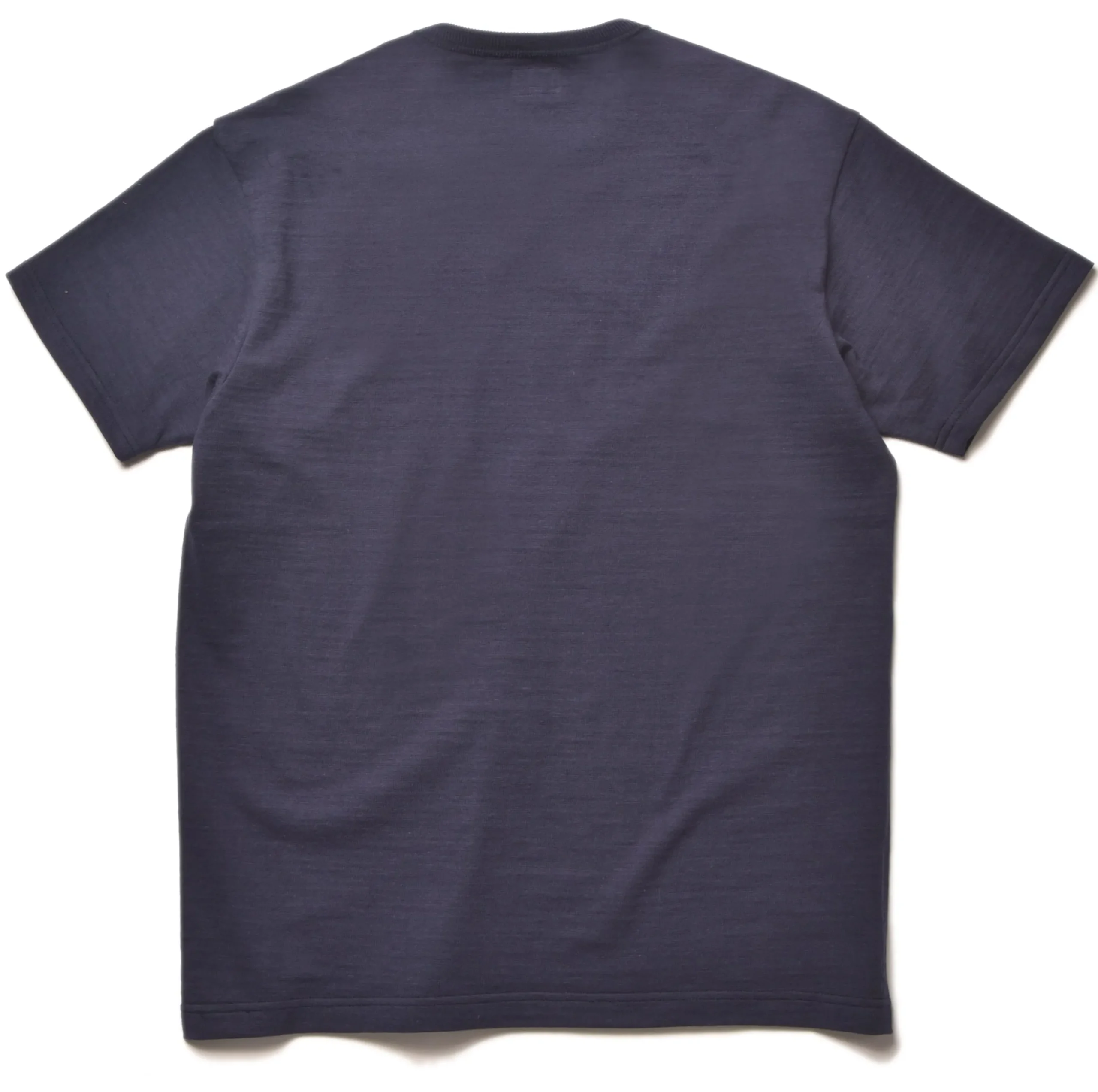 T-Shirts-Joe McCoy Athletic T-Shirt / Loopwheel 140 Navy