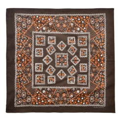 Bandanas-Joe McCoy Bandanna 'Cookie' 050 Brown