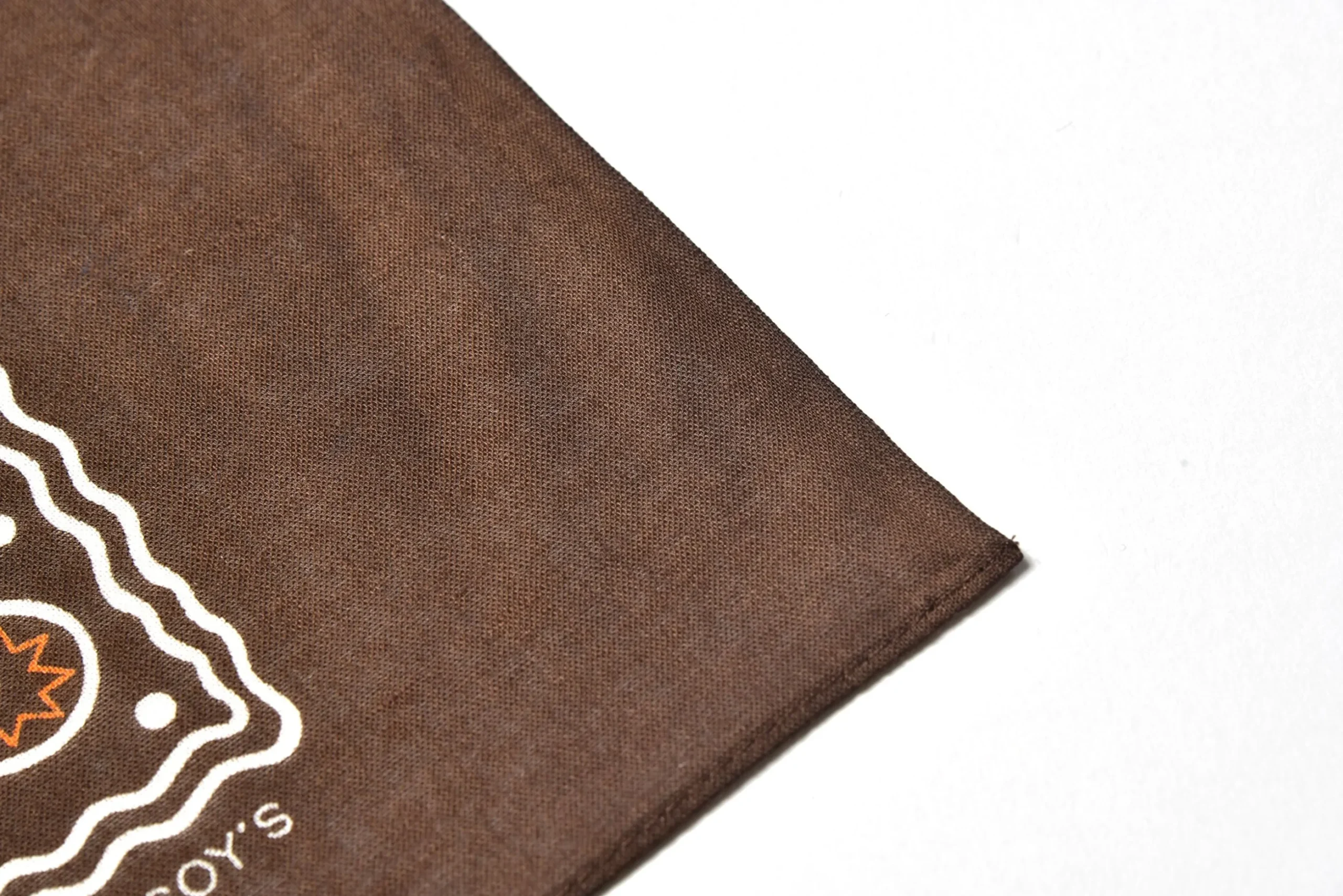Bandanas-Joe McCoy Bandanna 'Cookie' 050 Brown