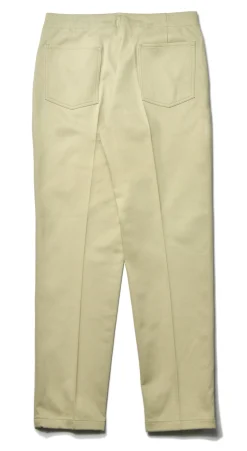 Pants-Joe McCoy Belted Waistband Trouser, Plain Stitch / Pique 14 Ivory