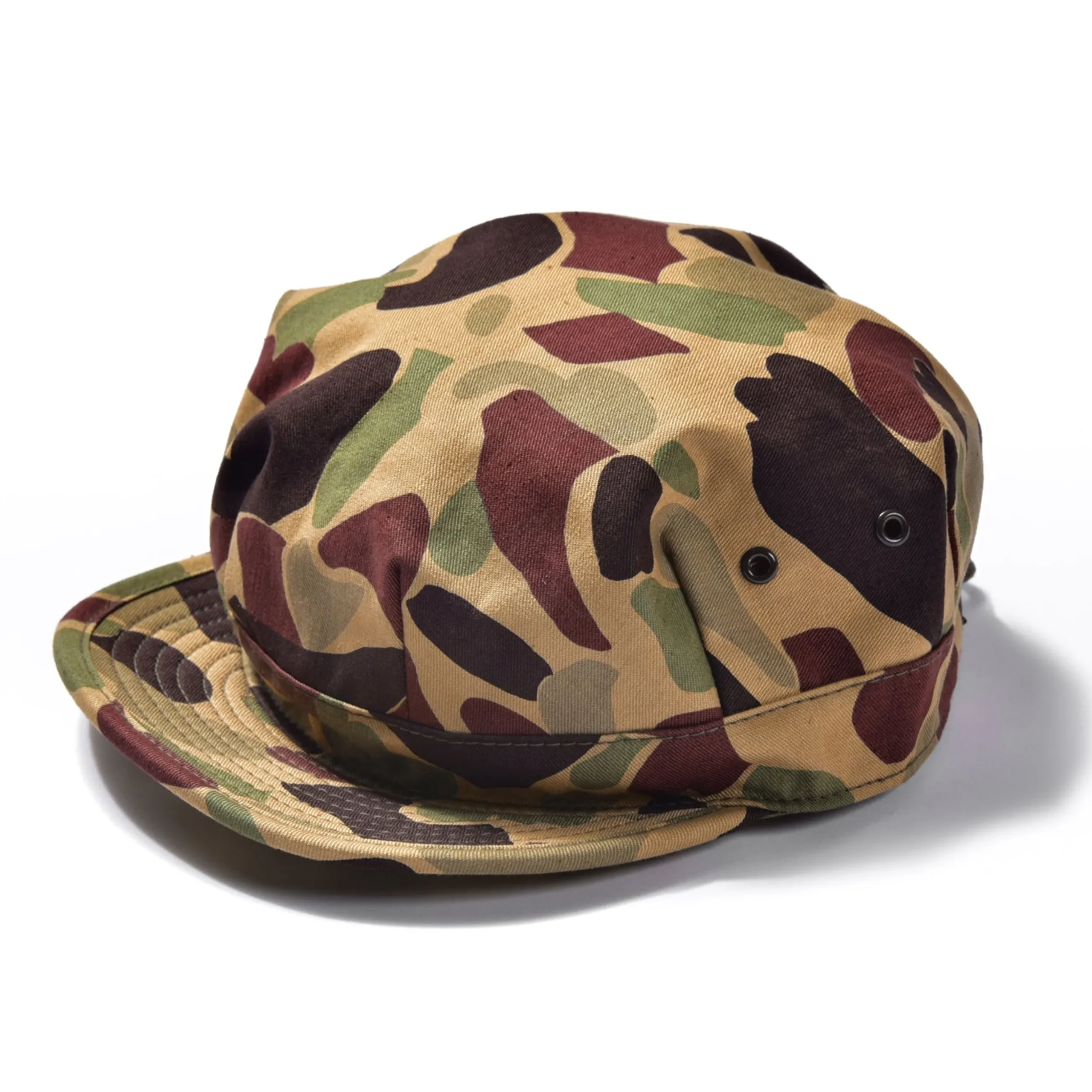 Hats-The Real McCoy's Beo Gam Camouflage Utility Cap Beige