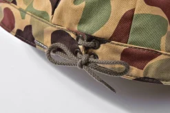Hats-The Real McCoy's Beo Gam Camouflage Utility Cap Beige