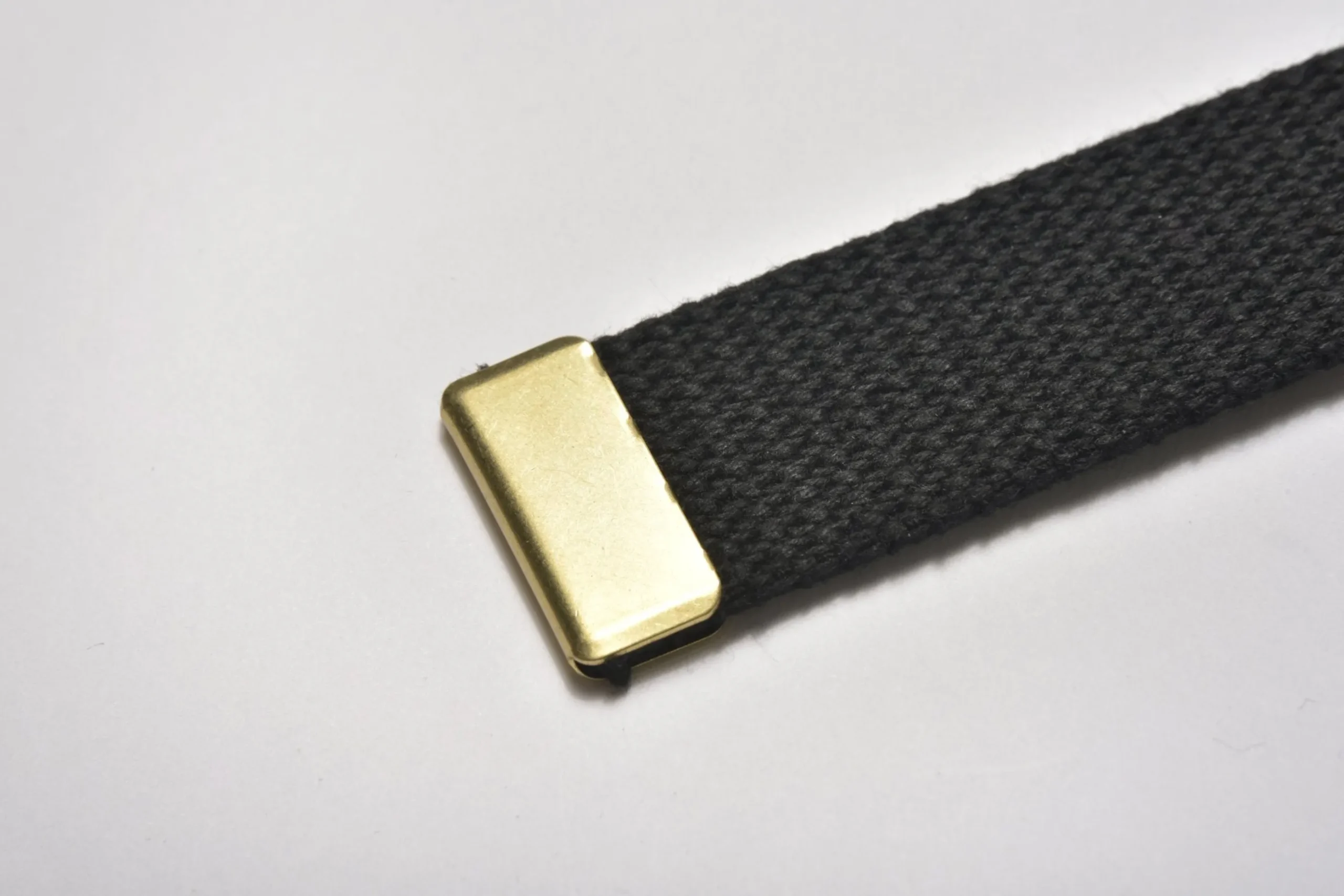 Belts-The Real McCoy's Black Trouser Uniform Belt 030 Black