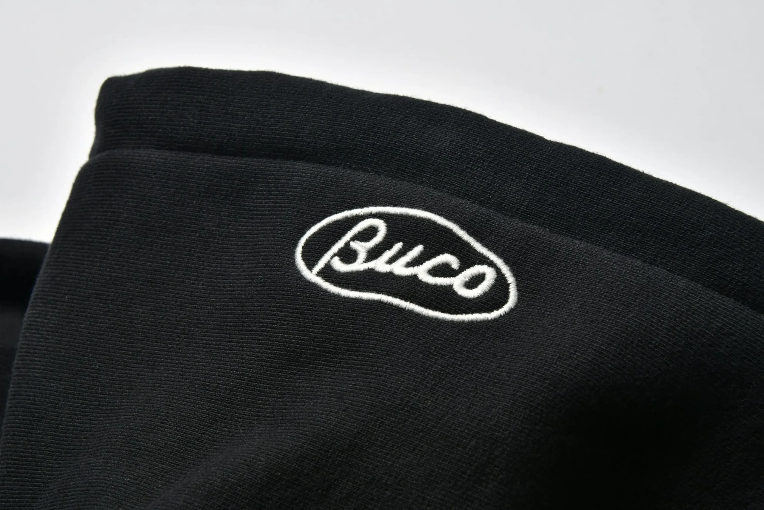Sweatshirts-Buco F/Z Sweatshirt / Oval Logo 030 Black