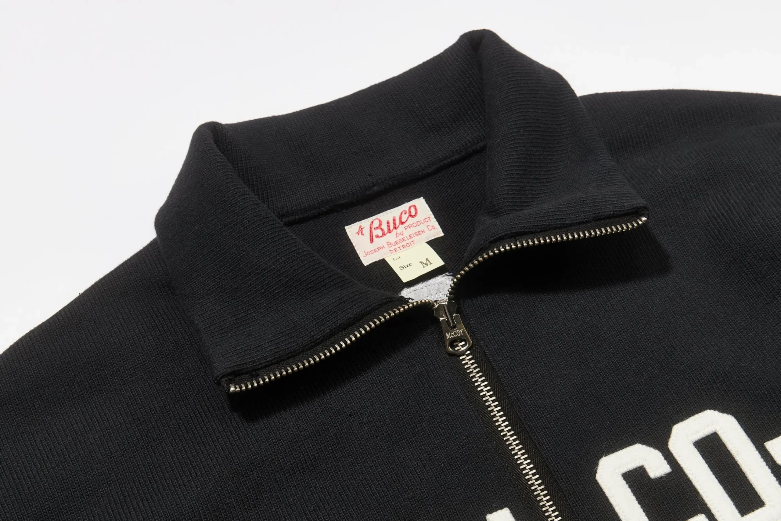 Sweatshirts-Buco Half-Zip Motorcycle Jersey / -Product Black