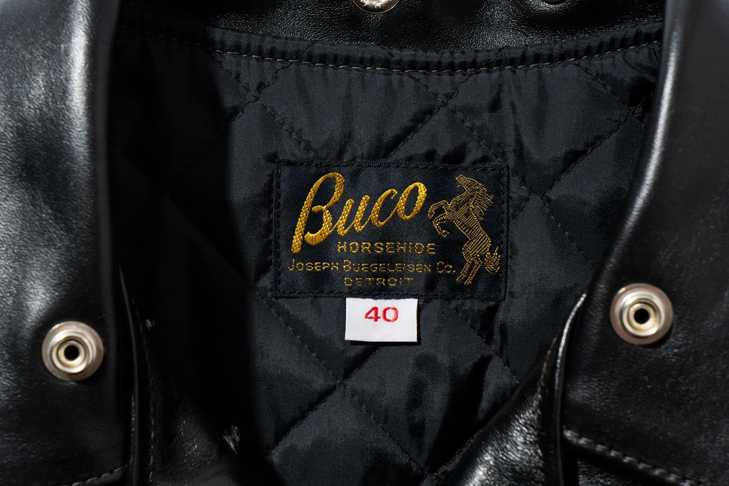 Leather-Buco J-82 Padded Black