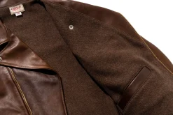 Leather-Buco Jh-1 Jacket / Brown