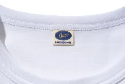 T-Shirts-Buco L/S Tee / Sturgis White