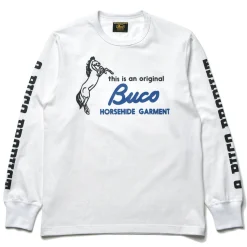 T-Shirts-Buco L/S Tee / This Is An Original 010 White