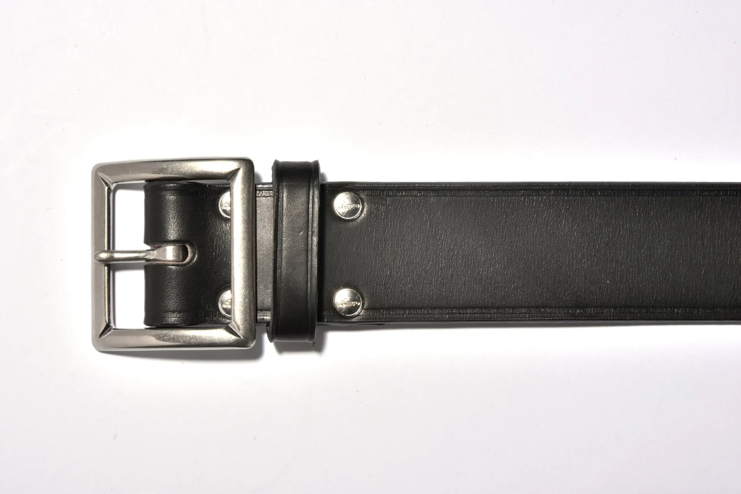 Belts-Buco Motorcycle Garisonbelt (Single Pin) 030 Black