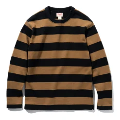 Thermal Shirts-Buco Stripe Racing Jersey Black/Brown