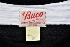 T-Shirts-Buco Stripe Tee L/S 10 White