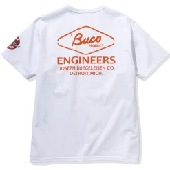 T-Shirts-Buco Tee / Engineers White