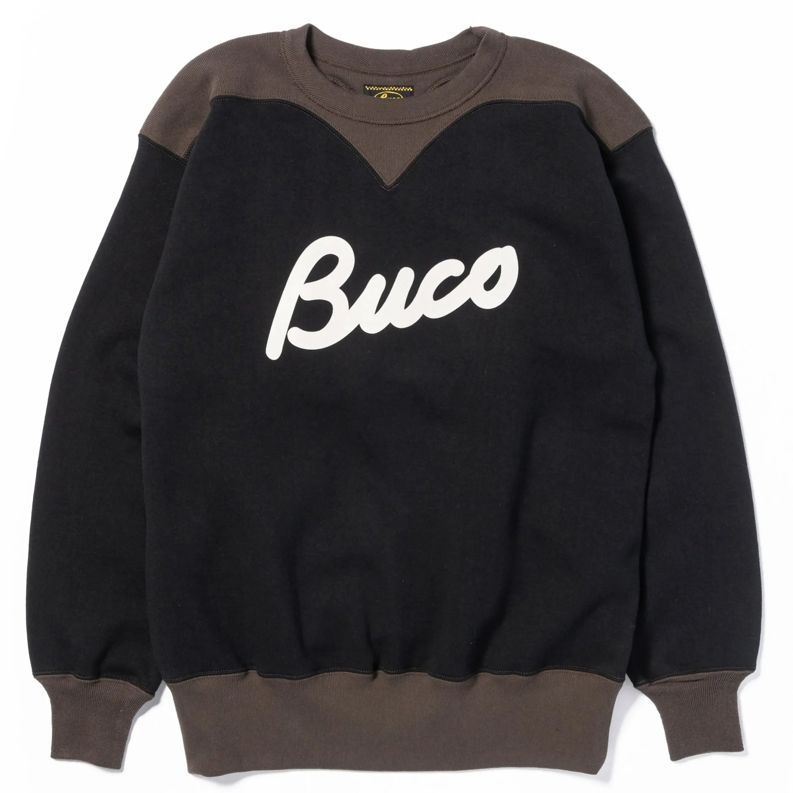 Sweatshirts-Buco Two-Tone Sweatshirt / Black/Gray