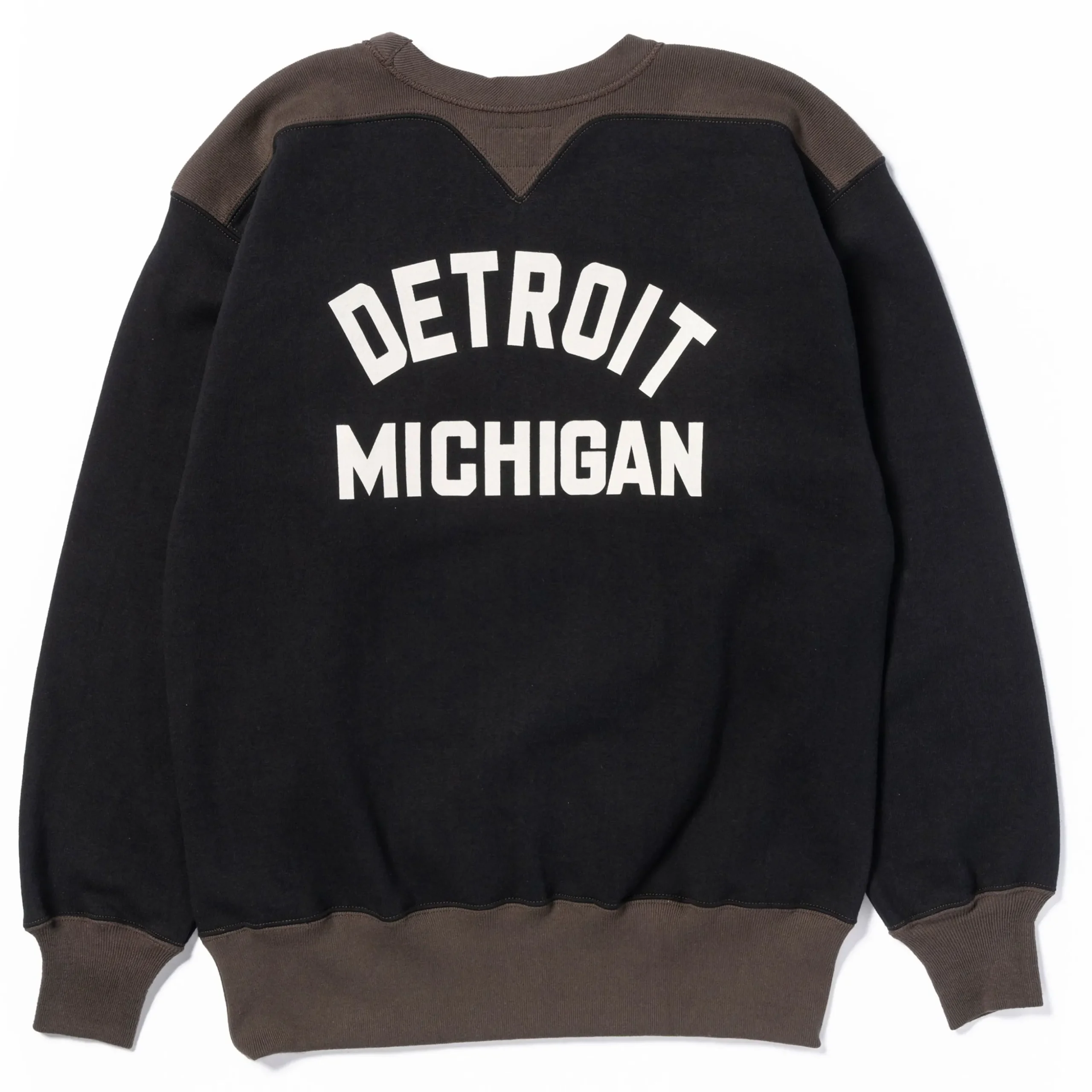 Sweatshirts-Buco Two-Tone Sweatshirt / Black/Gray