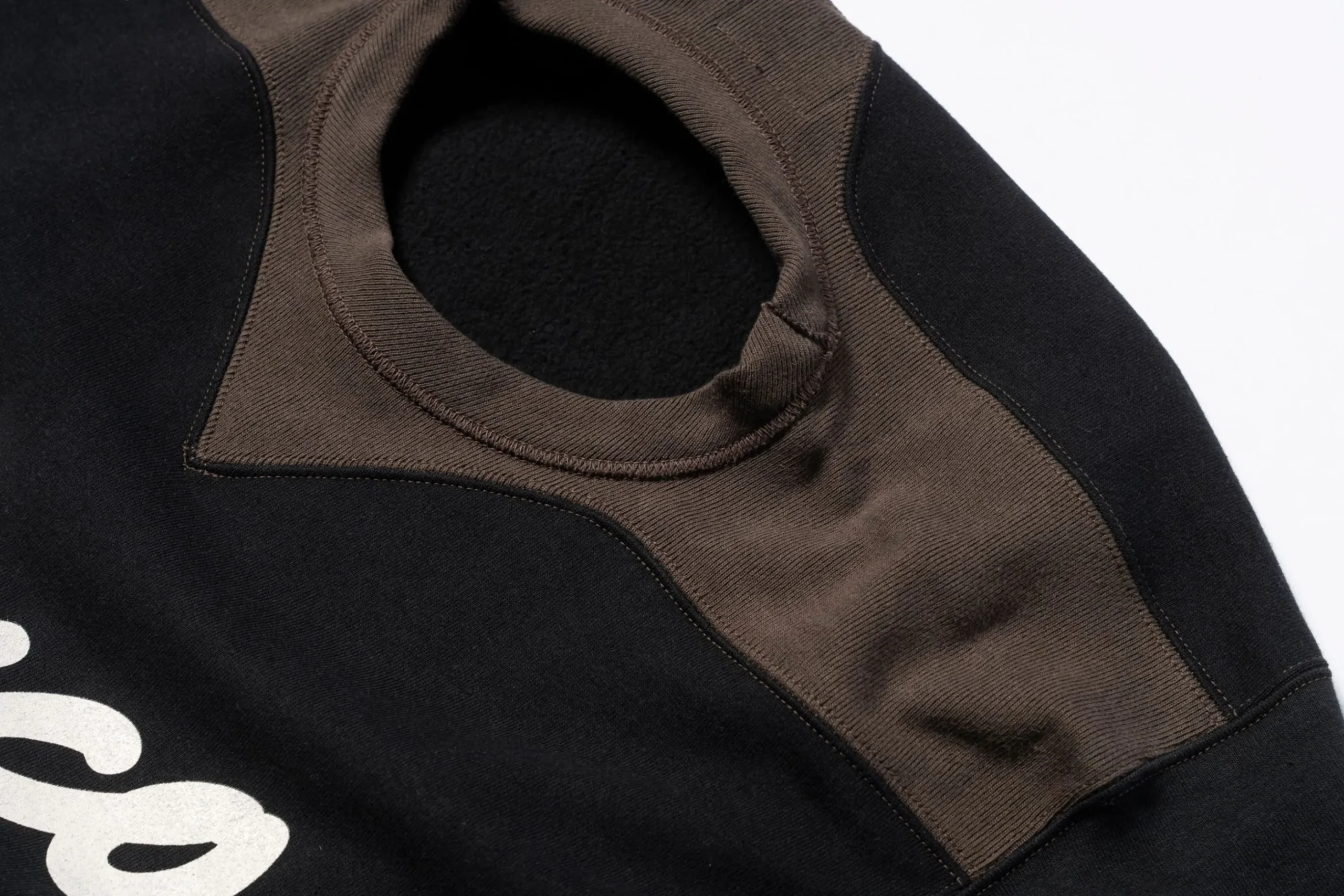 Sweatshirts-Buco Two-Tone Sweatshirt / Black/Gray