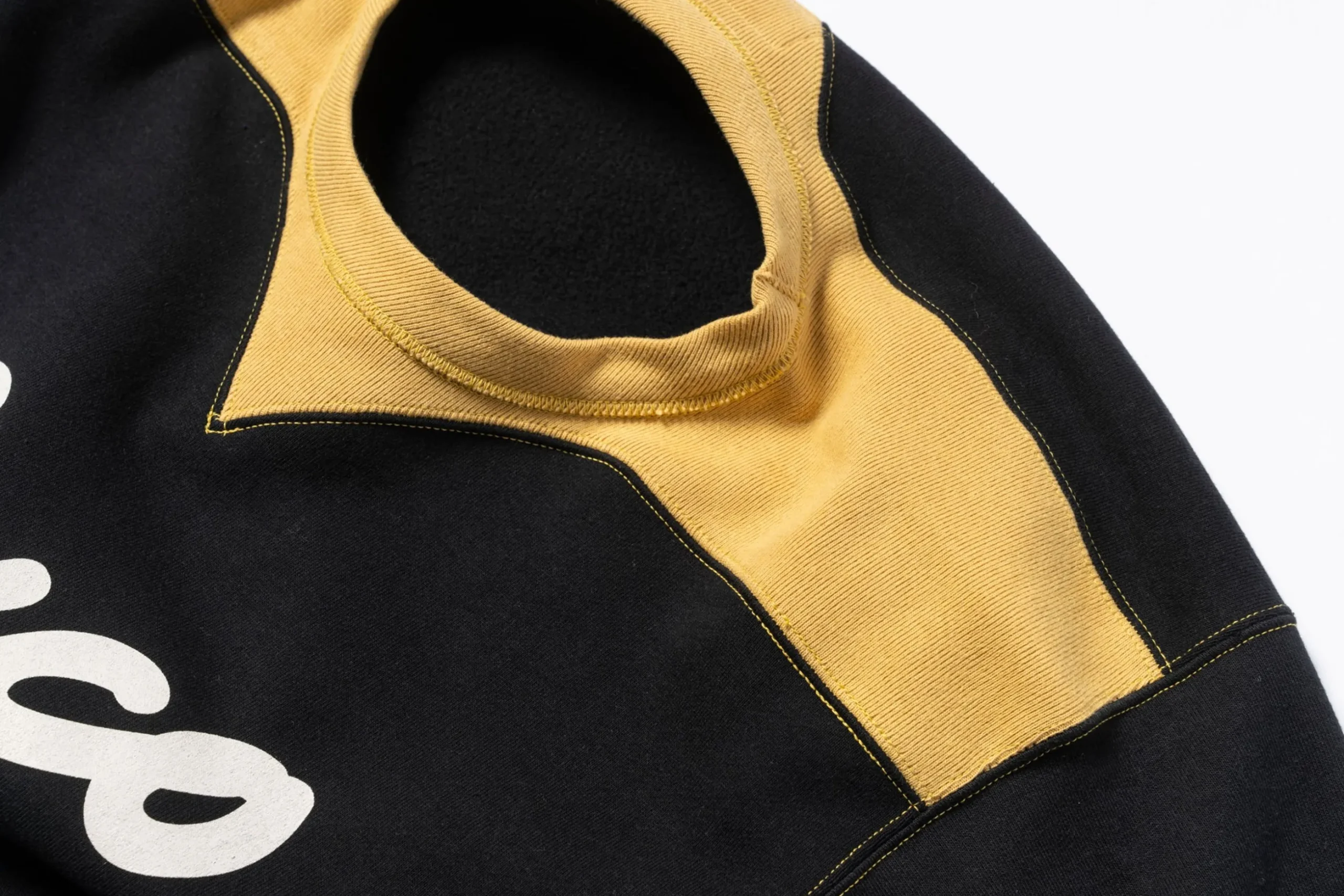 Sweatshirts-Buco Two-Tone Sweatshirt / Black/Corn