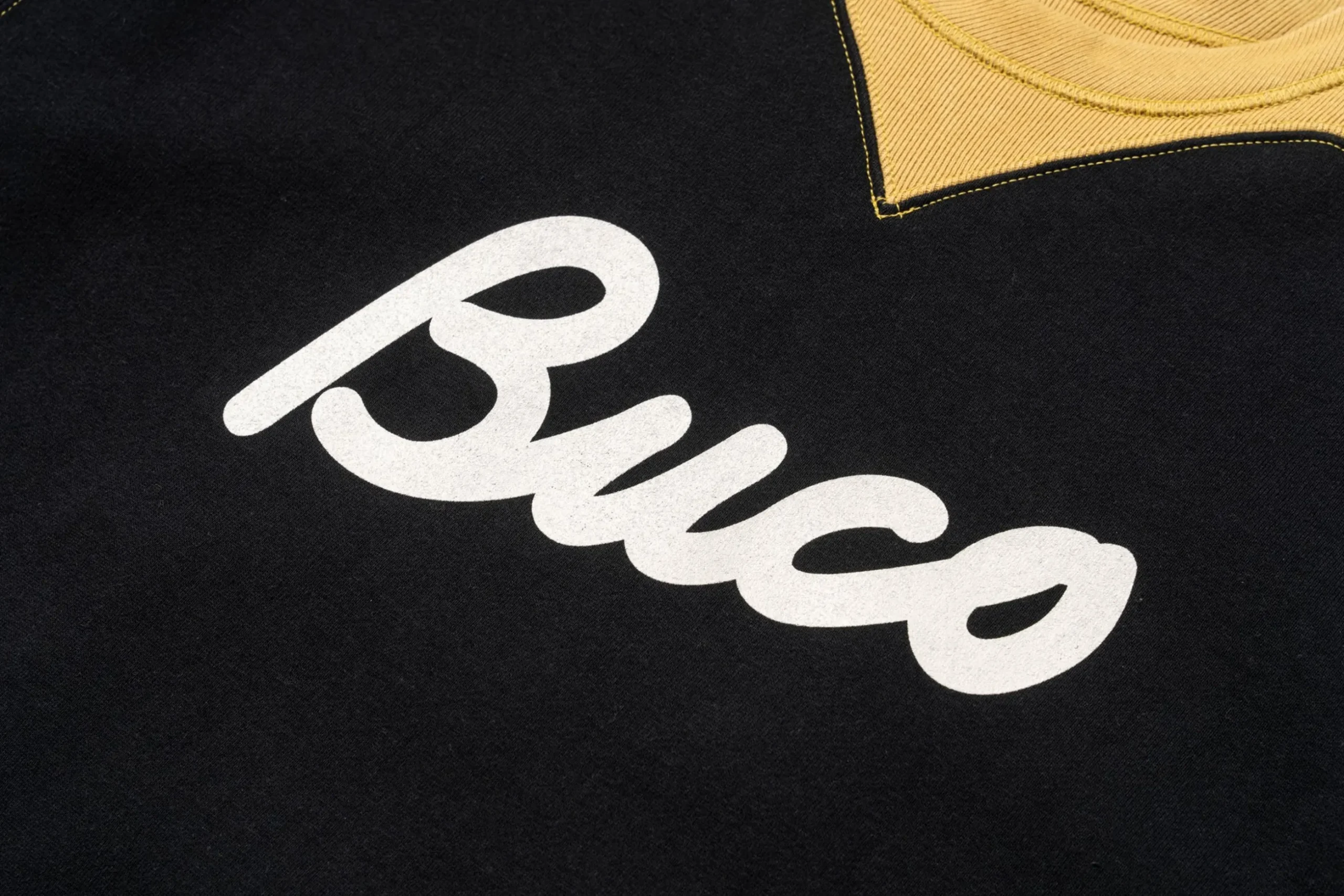 Sweatshirts-Buco Two-Tone Sweatshirt / Black/Corn