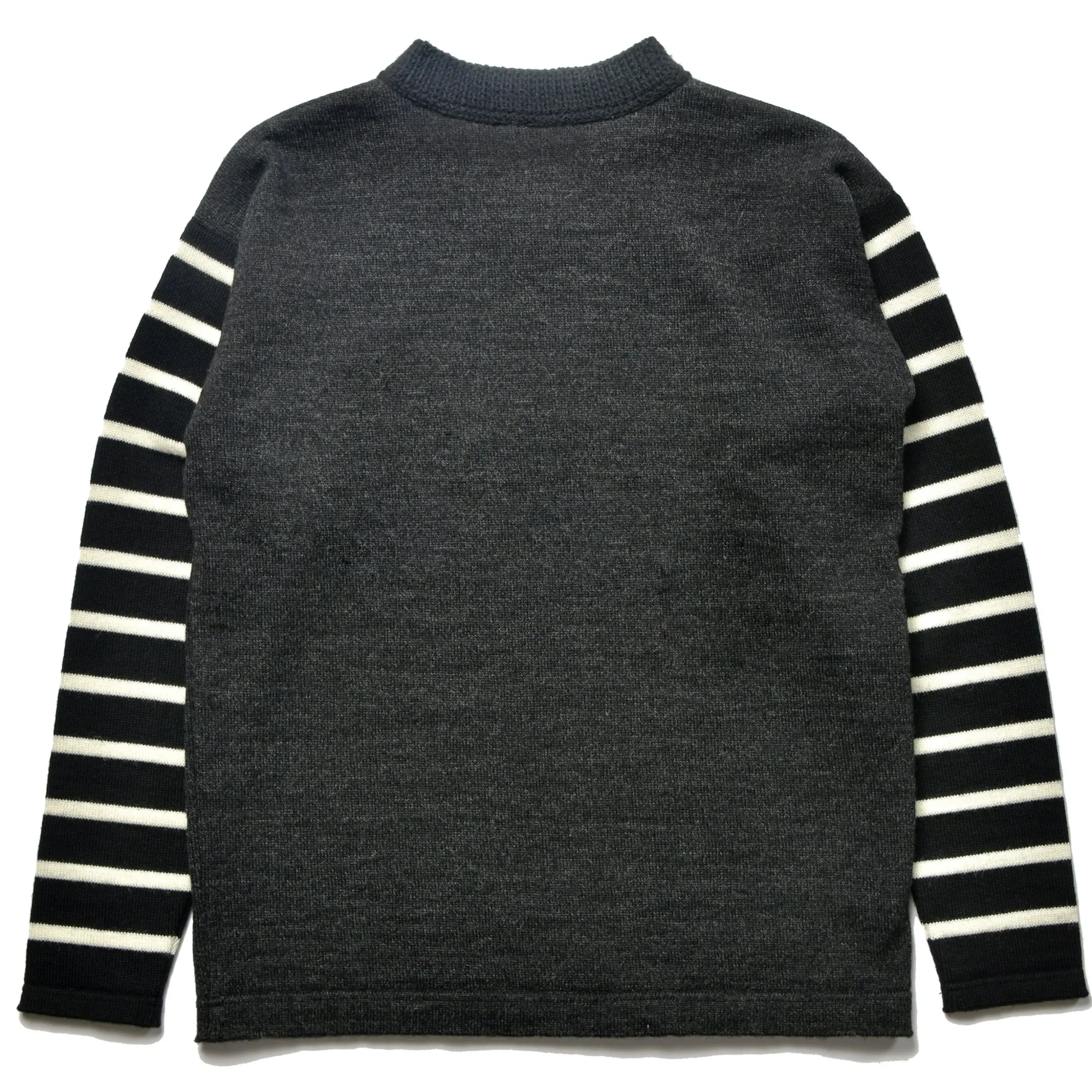 Knitwear-Buco Wool Knit Motorcycle Jersey Black