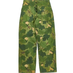 Pants-The Real McCoy's Camouflage Civilian Trousers / Mitchell Pattern 160 Green