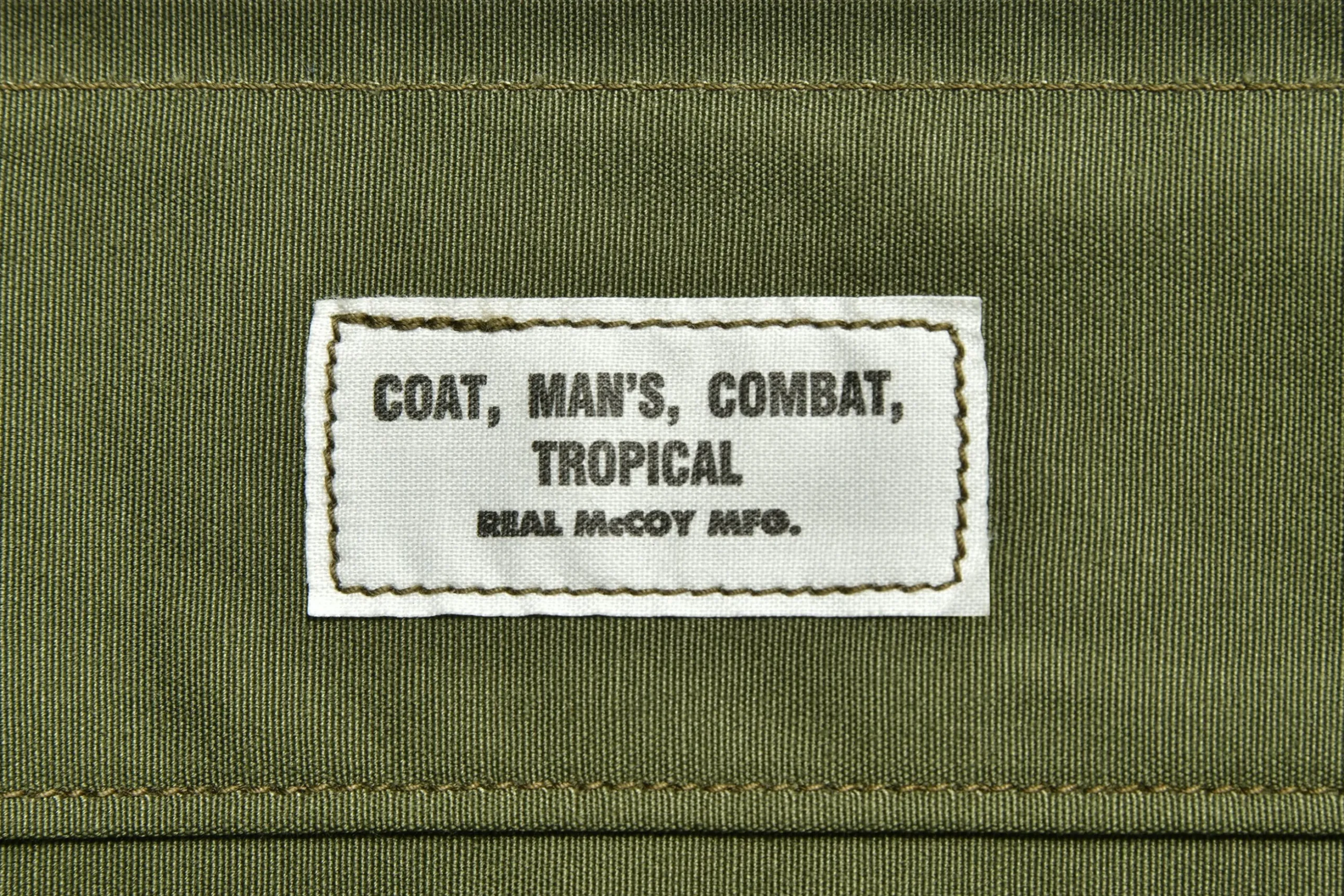 Military-The Real McCoy's Coat, Man'S, Combat, Tropical 150 Olive