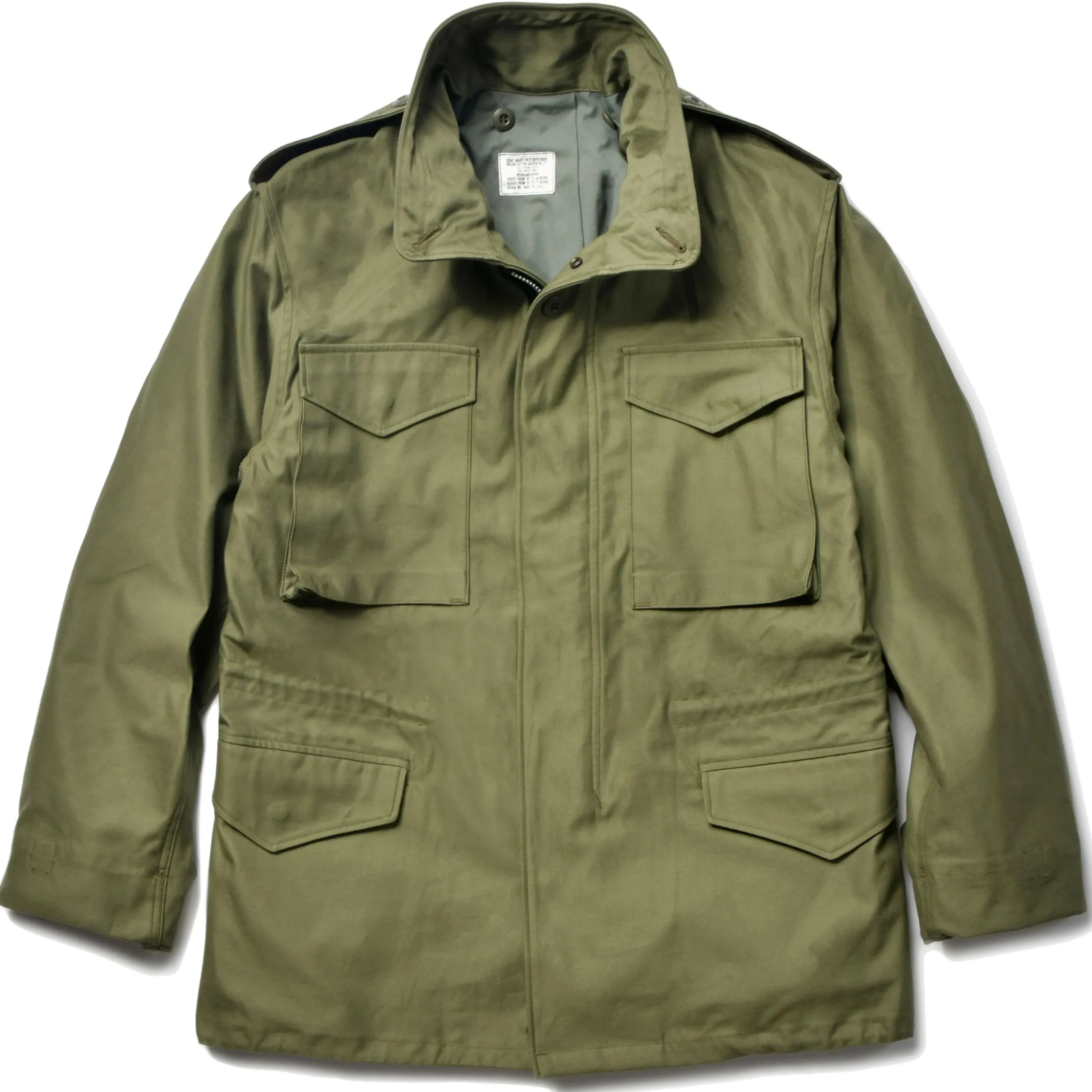 Military-The Real McCoy's Coat, Man'S, Field, M-65 150 Olive