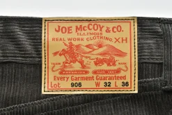 Pants-Joe McCoy Corduroy Trousers Lot. 906 032 Charcoal