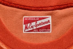 Sweatshirts-Joe McCoy Cotton Rayon Pile Sweatshirt 70 Orange