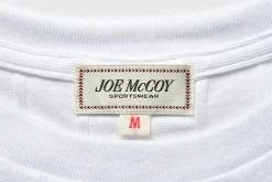 T-Shirts-Joe McCoy Cotton Ribbed Pocket Tee 011 Milk
