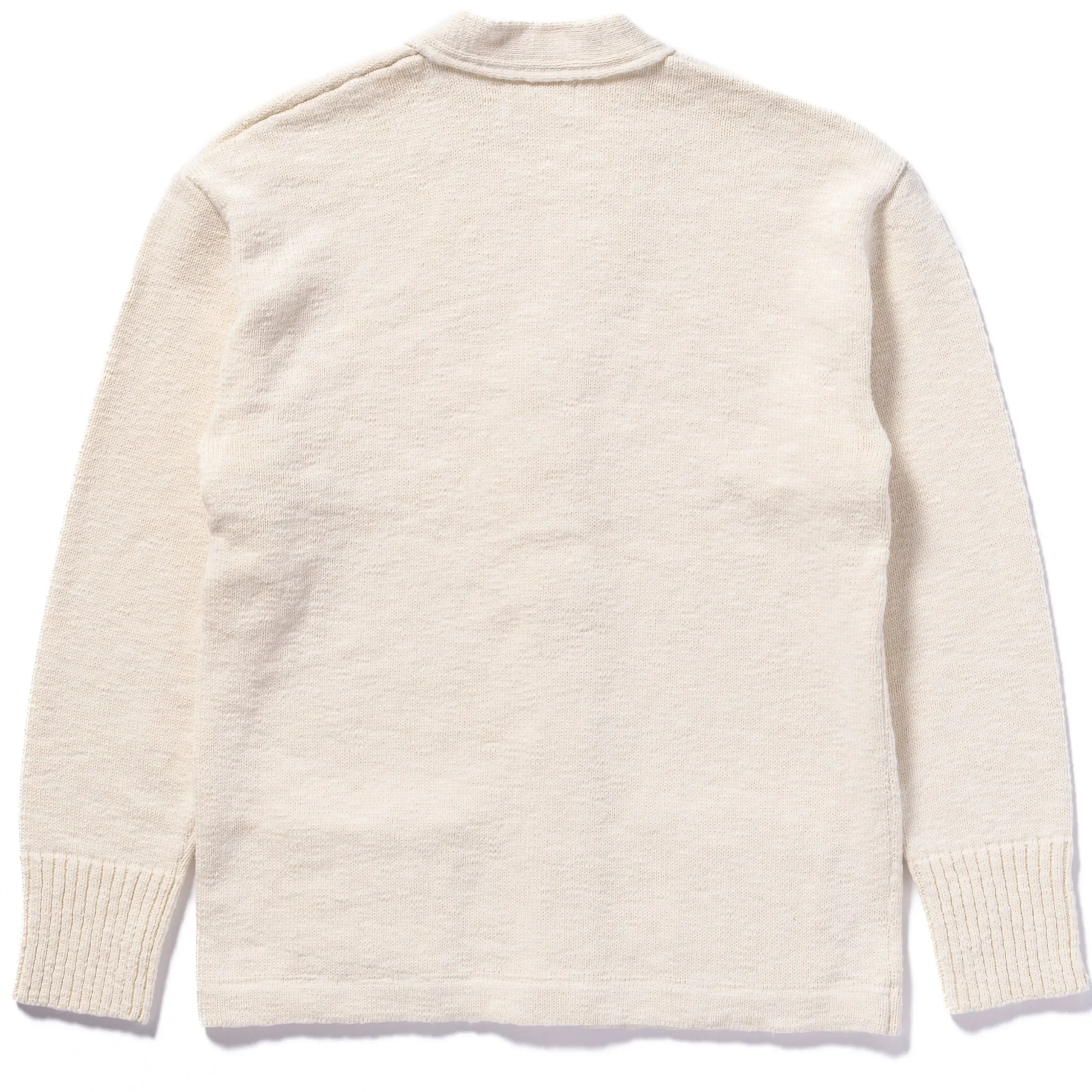 Knitwear-Joe McCoy Cotton Summer Cardigan Ecru