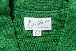 Knitwear-Joe McCoy Cotton Summer Cardigan Green
