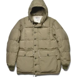 Recreation-Joe McCoy Cotton/Nylon Hooded Down Jacket 150 Olive