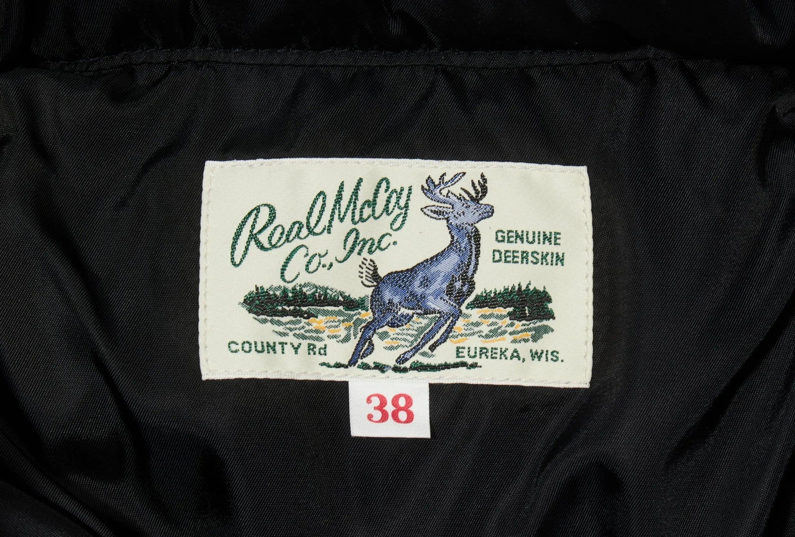 Leather-Joe McCoy Deerskin Down Jacket Black