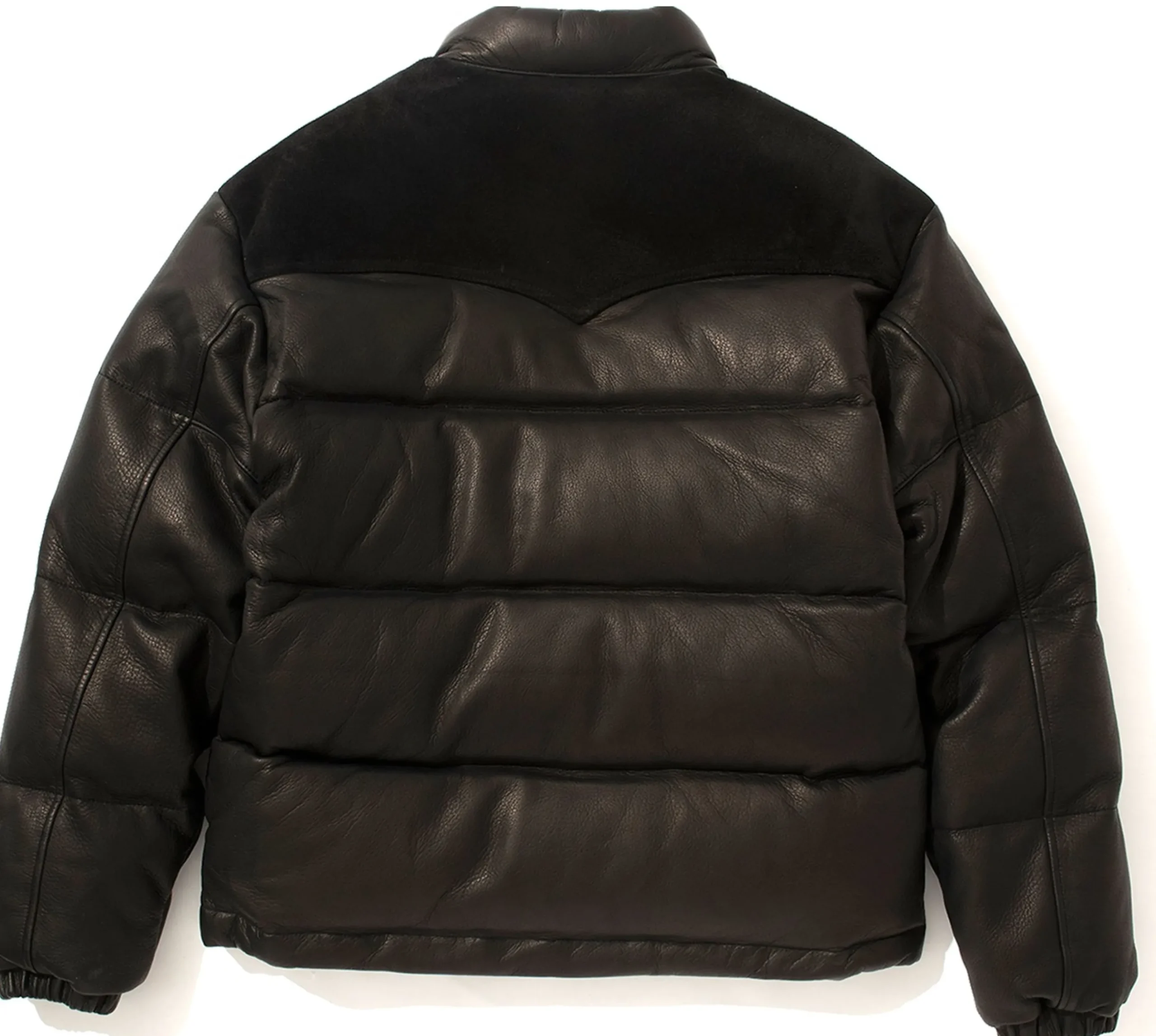 Leather-Joe McCoy Deerskin Down Jacket Black