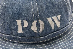 Hats-The Real McCoy's Denim Army Hat (Modified) / Pow Indigo