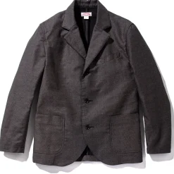 Recreation-Joe McCoy Double Diamond Printed Stripe Sack Coat Chale