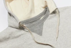 Sweatshirts-Joe McCoy Double-Face Hooded Sweatshirt Gray