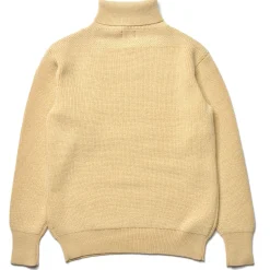 Knitwear-Joe McCoy Fisherman'S Turtle Neck Sweater 012 Ecru